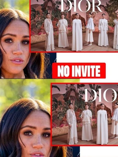 did Dior sign meghan markle